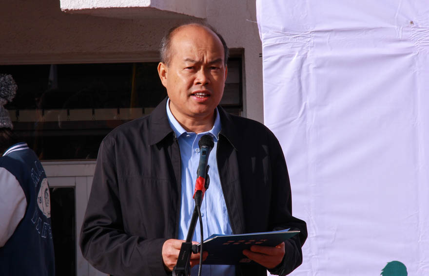 古天乐代言太阳集团138党委副书记卢景辉发言